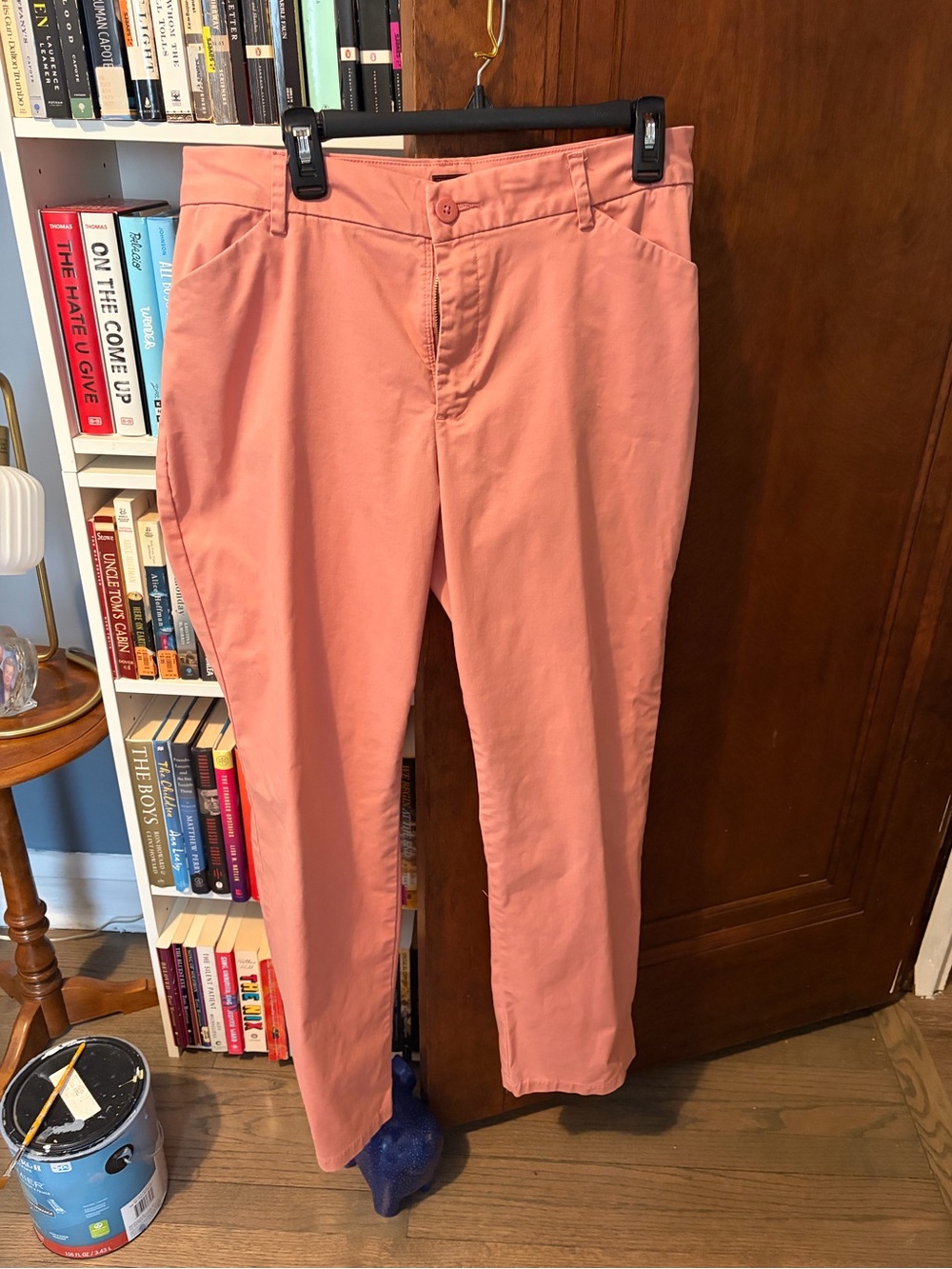 Lee Women's Cropped chinos in Dusty Rose
